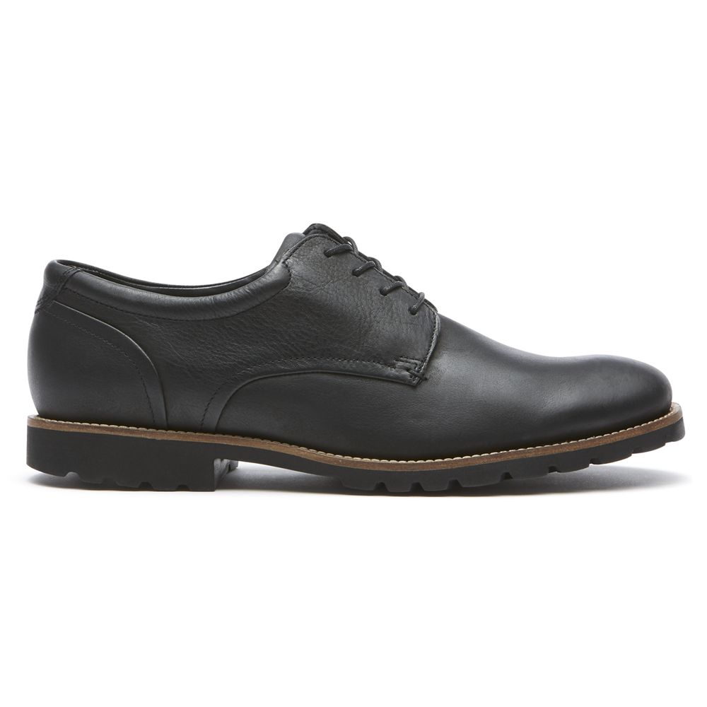 Rockport Sharp & Ready Colben - Mens Oxfords - Black - NZ (IOJ-918732)